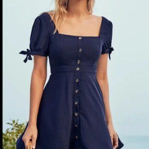 Lulu’s Chances are Navy Blue Skater Dress